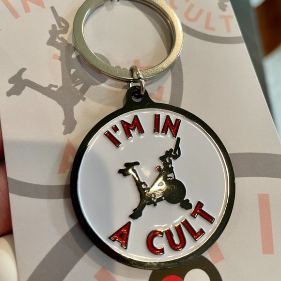 I'M in a CULT Peloton Enamel Keychain - Picture 2 of 4